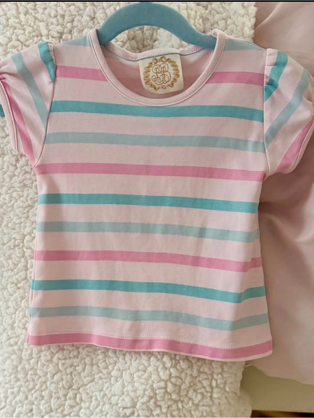 TBBC Pink Striped Short-Sleeve Shirt